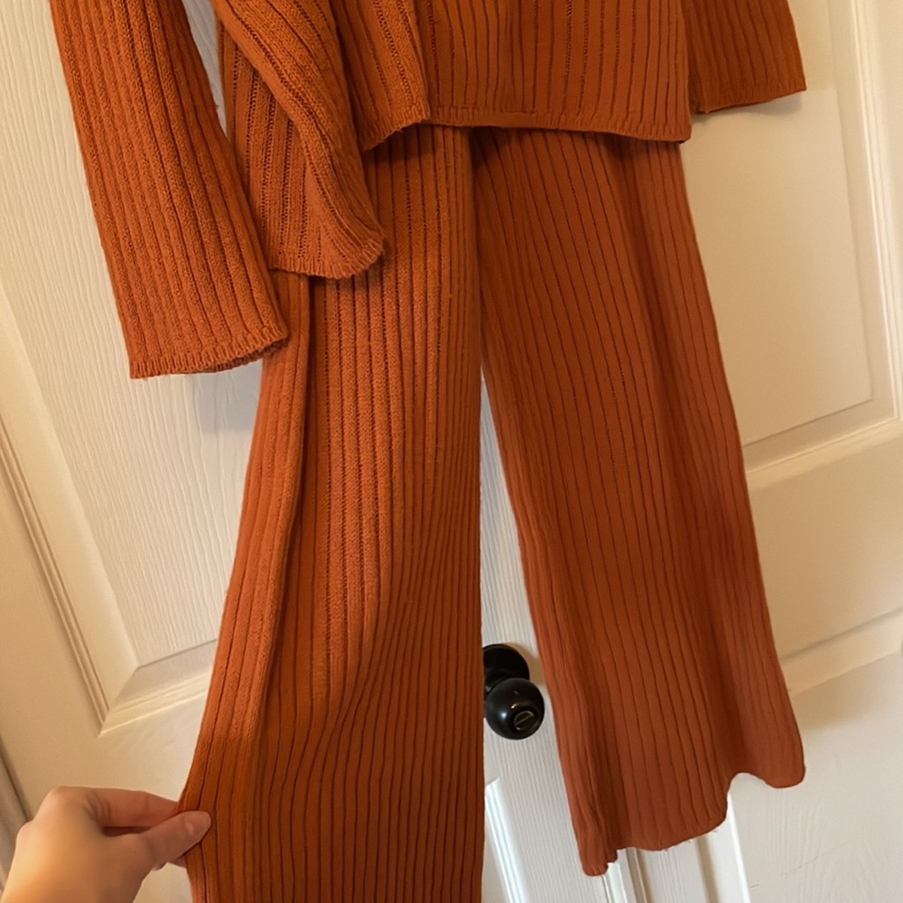 Burnt Orange Nasty Gal Lounge Set